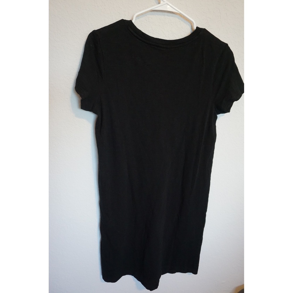 Universal Thread Black Cotton Short Sleeve T-Shirt Dress Small - Picture 6 of 9